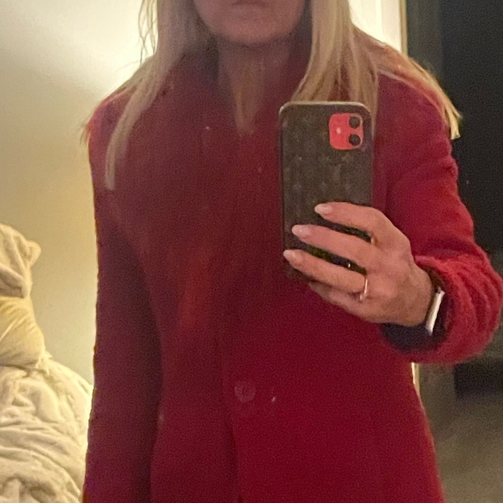 Cute Dale Dressin gorgeous red jacket size 4